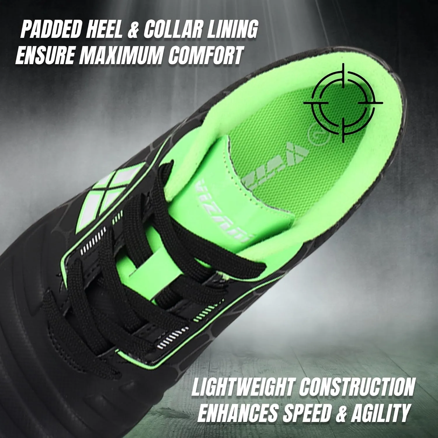Vizari USA Soccer Cleats Boys, Girls - FG Firm Ground Football Shoes for Toddlers/Little/Big Kids - Youth Football Cleats - Comfort & Excellent Traction