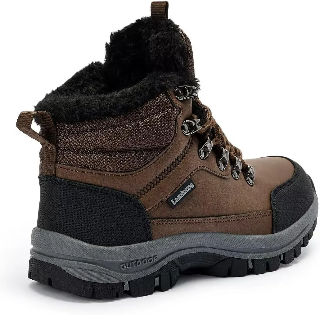 Water Resistant Boots for Woman Warm Comfortable Trail Non-Slip Camping Snow Hiking Boots