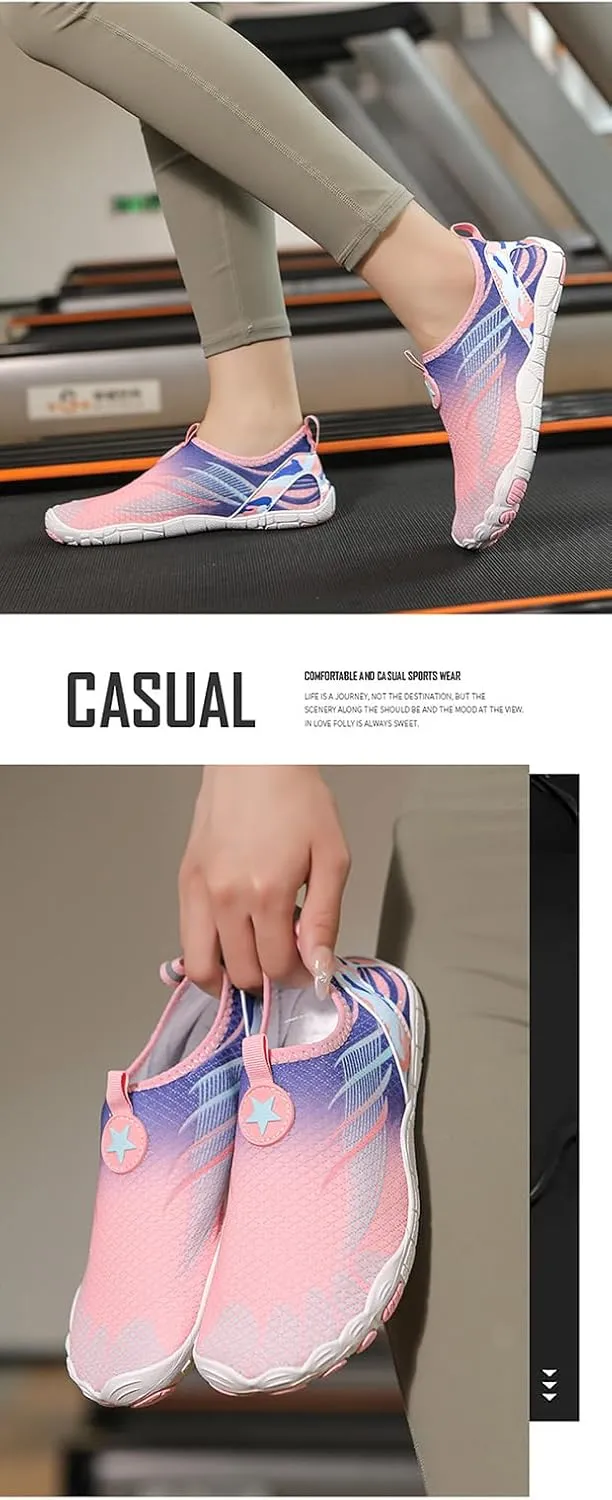 Water Shoes for Womens Mens Barefoot Quick-Dry Healthy Shoes Swim Beach Pool Shoes Aqua Yoga Socks for Hiking