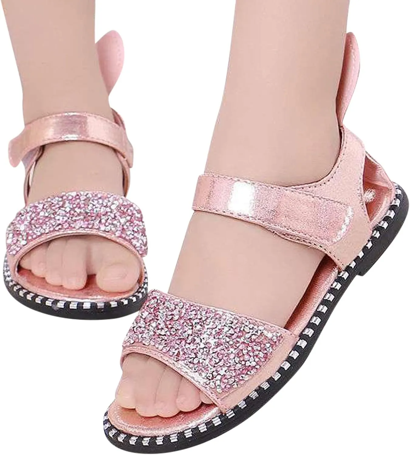 Wee Squeak Boots Toddler Pearl Girl Dress Shoes Sandals Girl Ballet Flats Belle Slippers for Toddler Girls