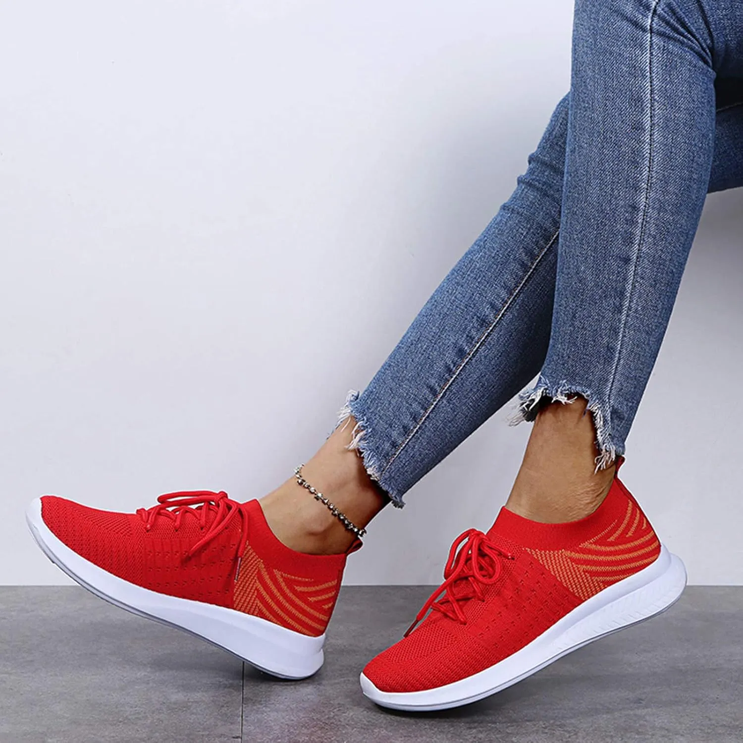 White Running Sneakers for Women 2023 Zapato Ortopedico Con Arco para Mujer Stylish Travel Walking Shoes for Women 2023 Stylish Platform Sneakers for Women 2023 Women Walking Shoes with Arch Support