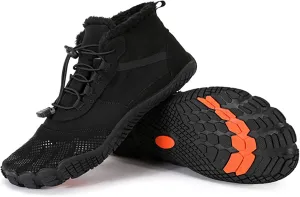 Winter Boots For Women Large Size Hiking Boots Non Slip Thick Sole Snow Boots Five Toe Outdoor Cotton Shoes