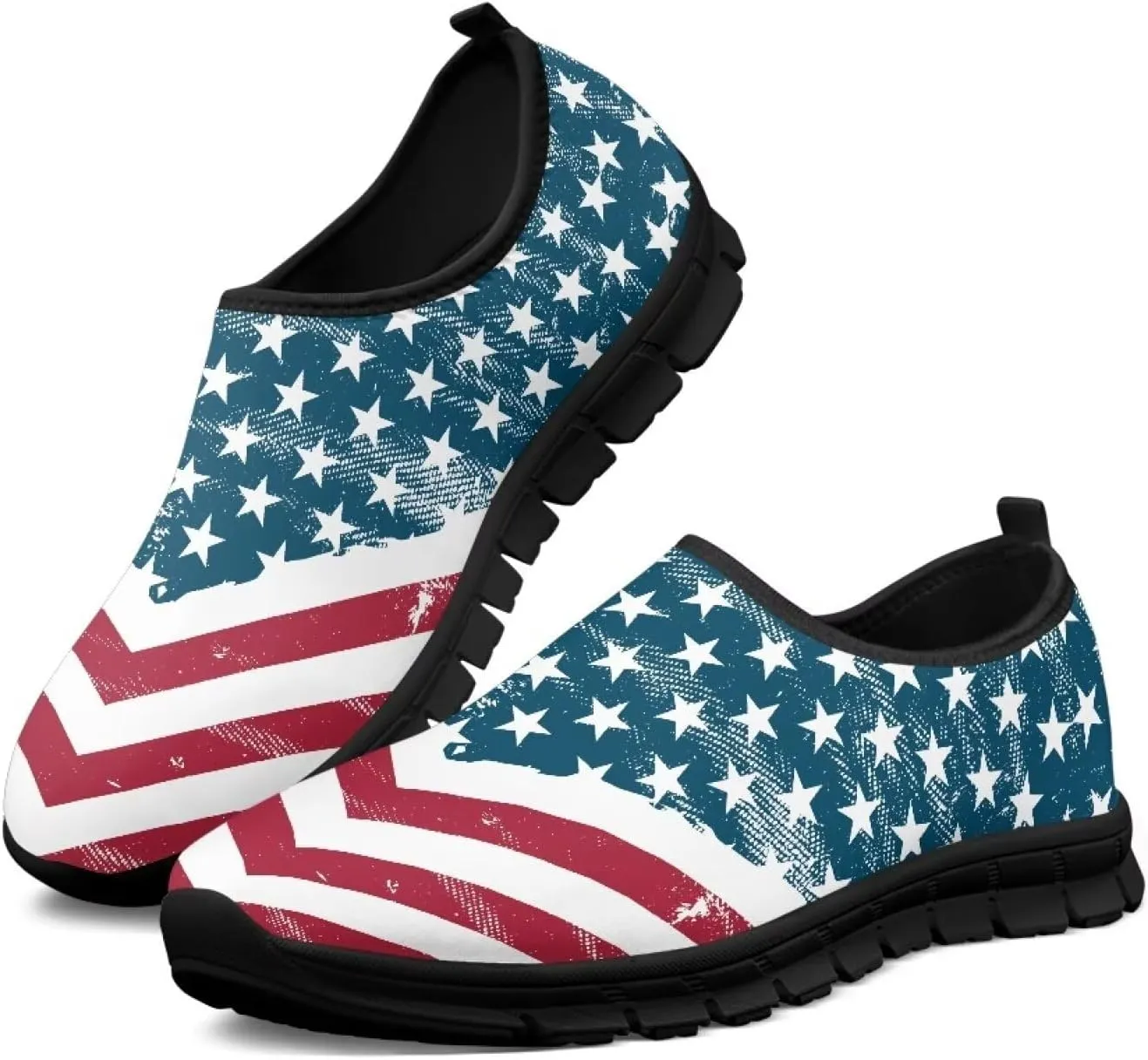 Women Running Shoes Non Slip Workout Shoes Breathable Mesh Walking Sneakers Casual Flat Shoes