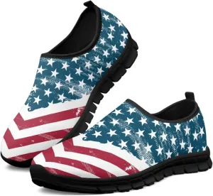 Women Running Shoes Non Slip Workout Shoes Breathable Mesh Walking Sneakers Casual Flat Shoes