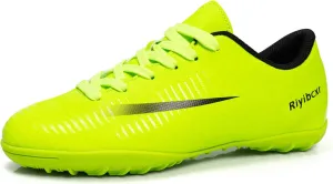 Women Soccer Cleats Lace-Up Turf Football Shoes Indoor Outdoor Low-Top Fustal Soccer Training