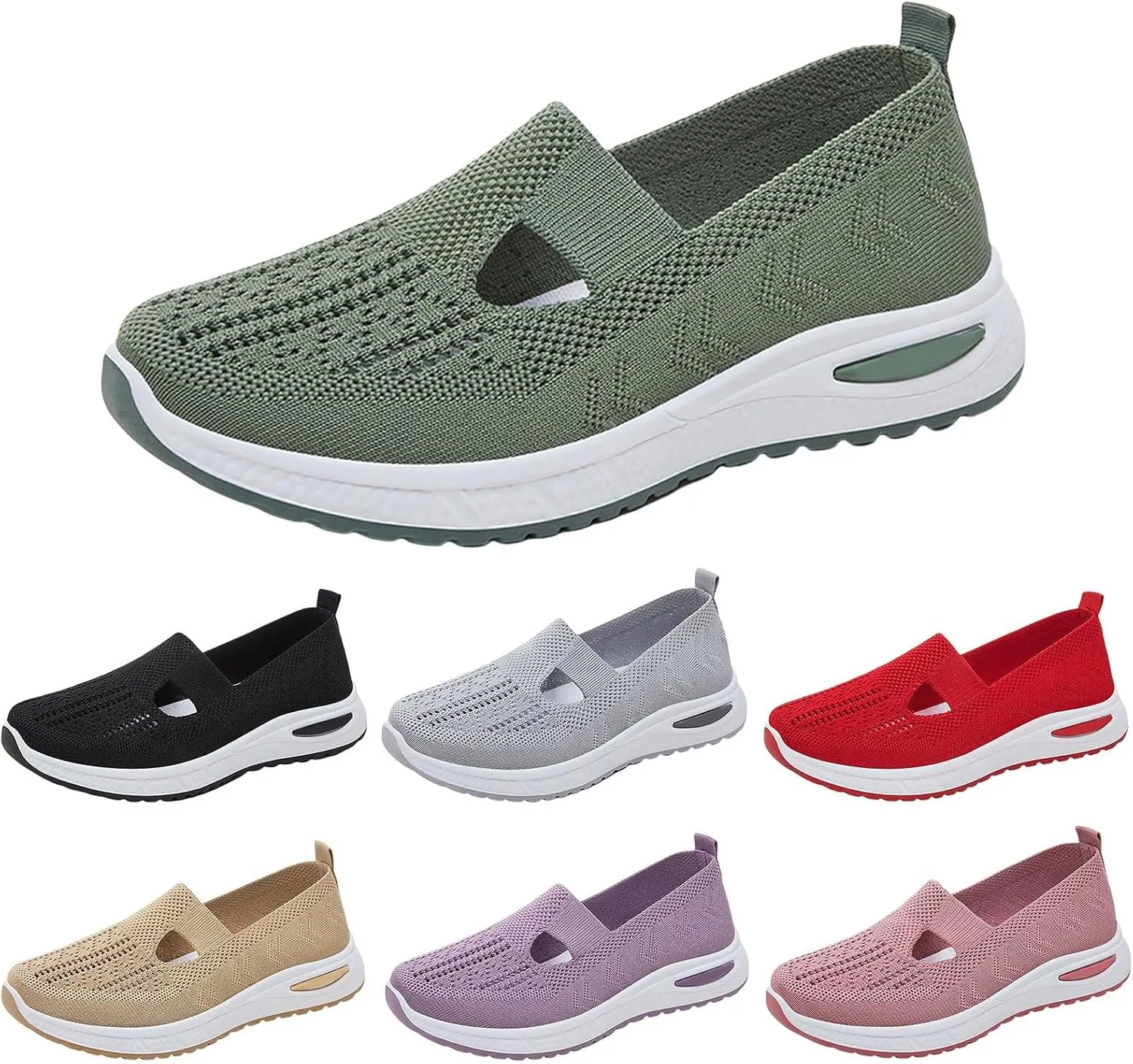 Women Walking Shoes Sock Sneakers Slip-On Breath Tennis Shoes Womens Casual Men Casual Dress Shoes Dress Sneakers Brown Tennis Shoe Trainers Shoe