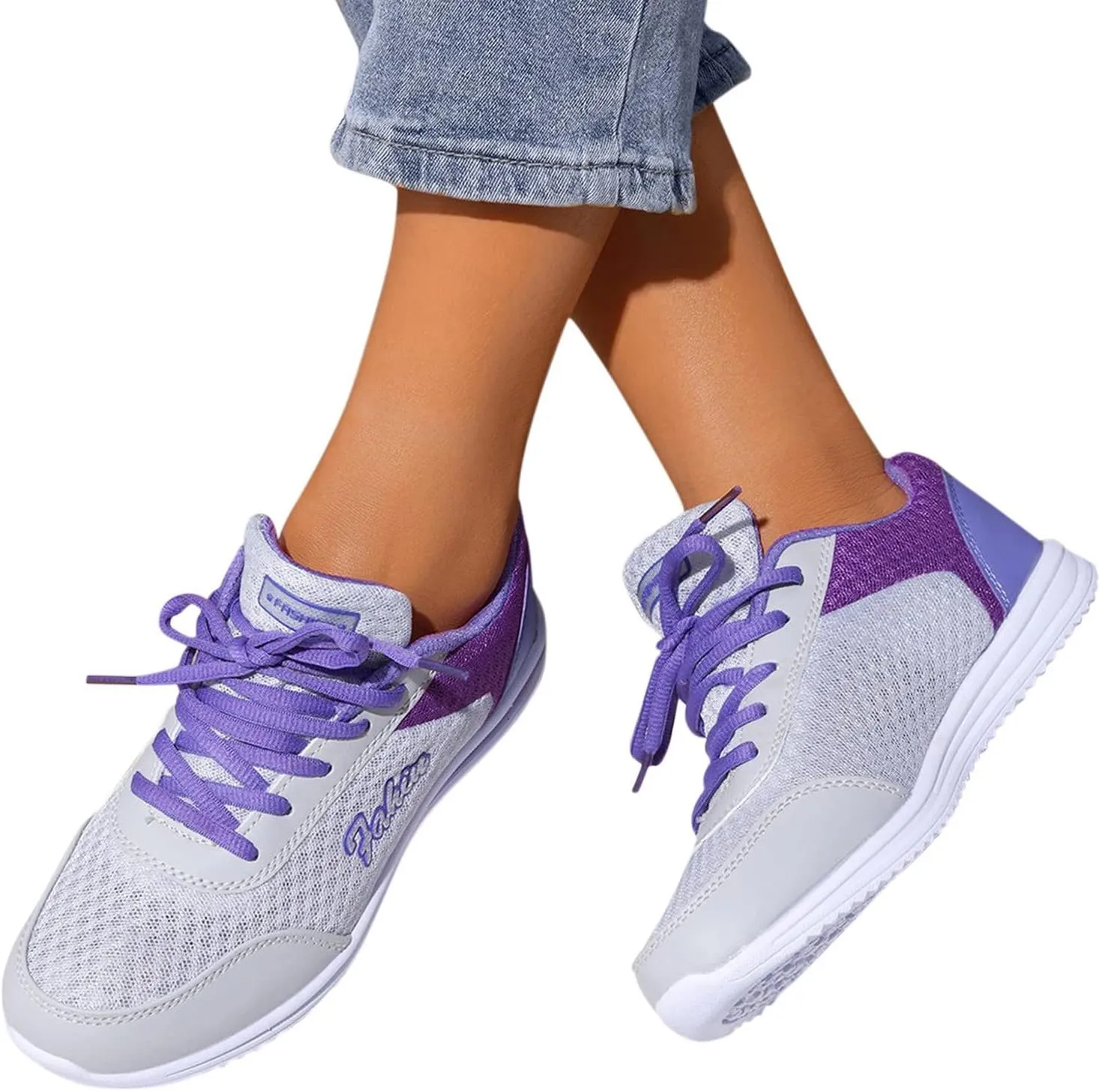 Womens Casual Sneakers Wide Feet Zapato Ortopedico para Mujer Diabetica Women Slip On Shoes Dressy Elder Women's Sneakers with Arch Support Slip On Womens Non Slip Work Shoes Wide Width