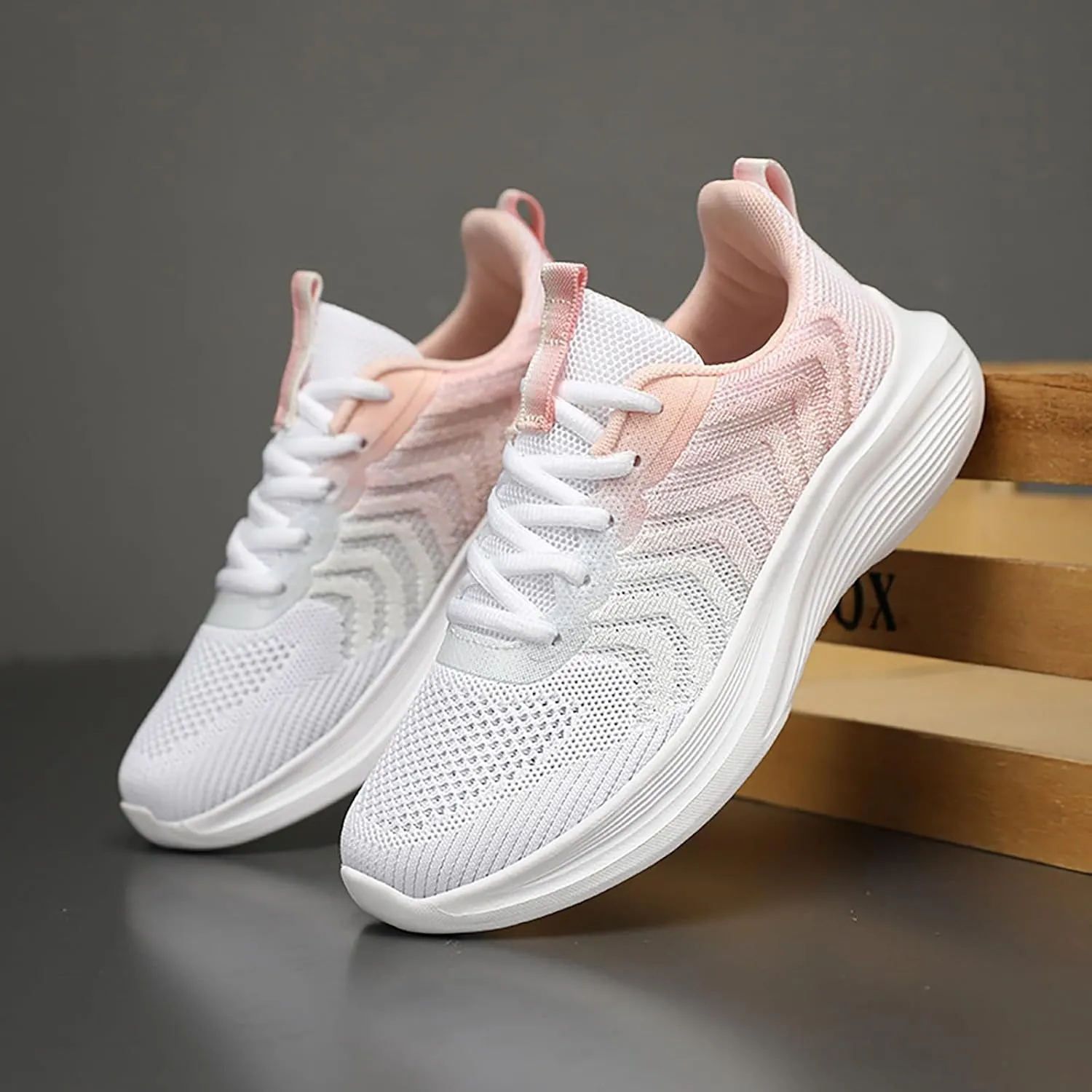 Women's Fashion Sneakers Womens Slip On Shoes Mens Casual Sneakers Lightweight Round Toe Slip On Casual Womens Loafers with Arch Support Womens Walking Sneakers Wide Width