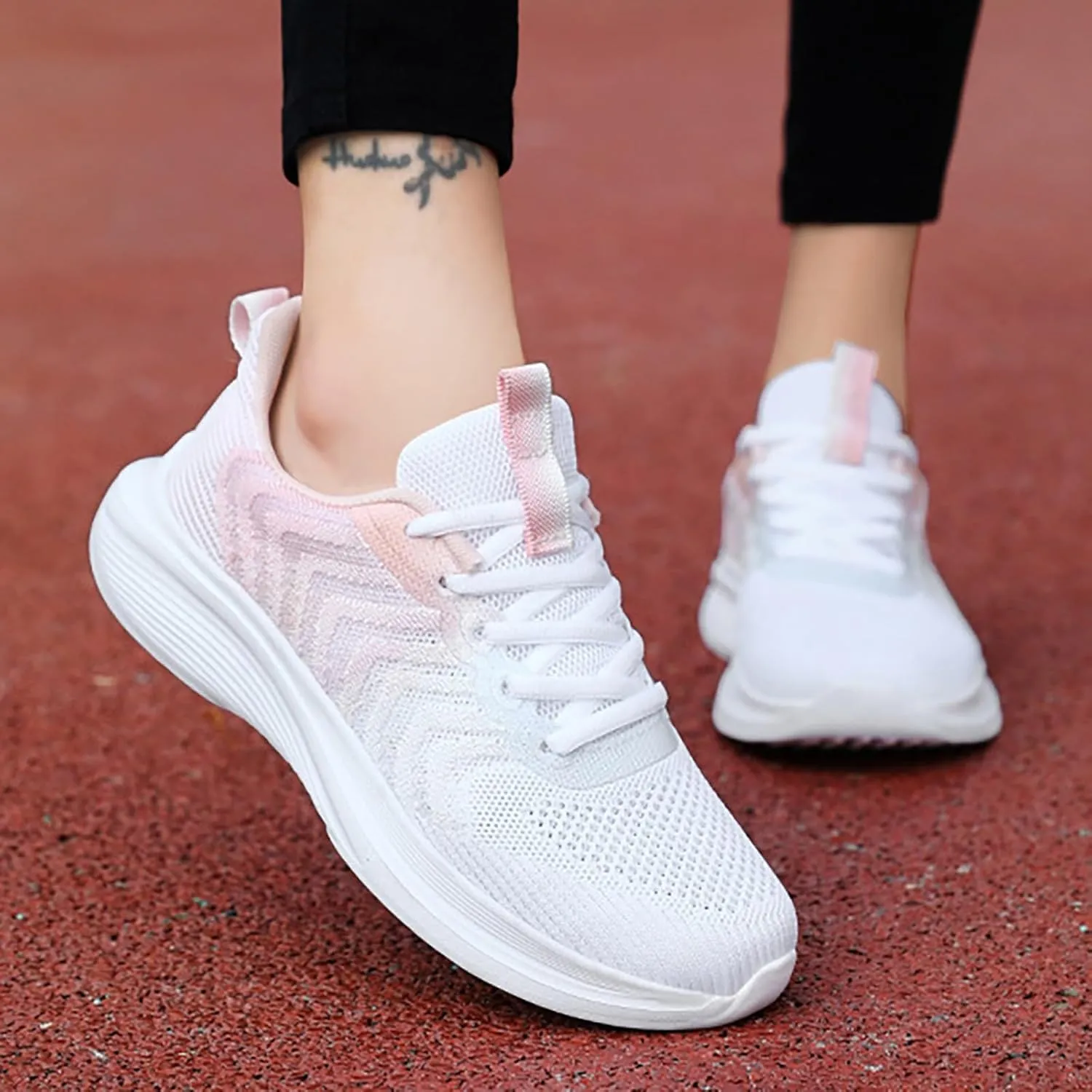 Women's Fashion Sneakers Womens Slip On Shoes Mens Casual Sneakers Lightweight Round Toe Slip On Casual Womens Loafers with Arch Support Womens Walking Sneakers Wide Width