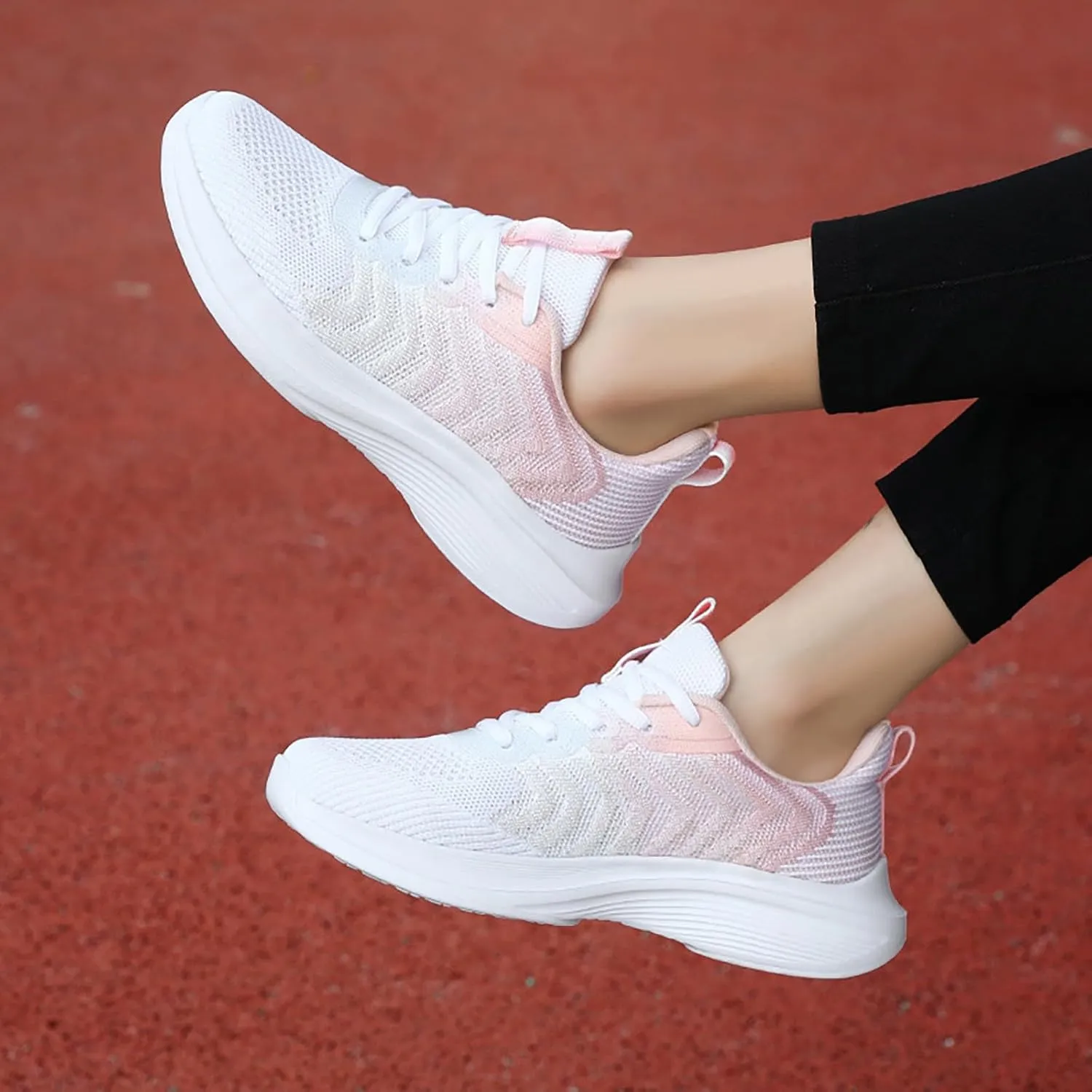Women's Fashion Sneakers Womens Slip On Shoes Mens Casual Sneakers Lightweight Round Toe Slip On Casual Womens Loafers with Arch Support Womens Walking Sneakers Wide Width