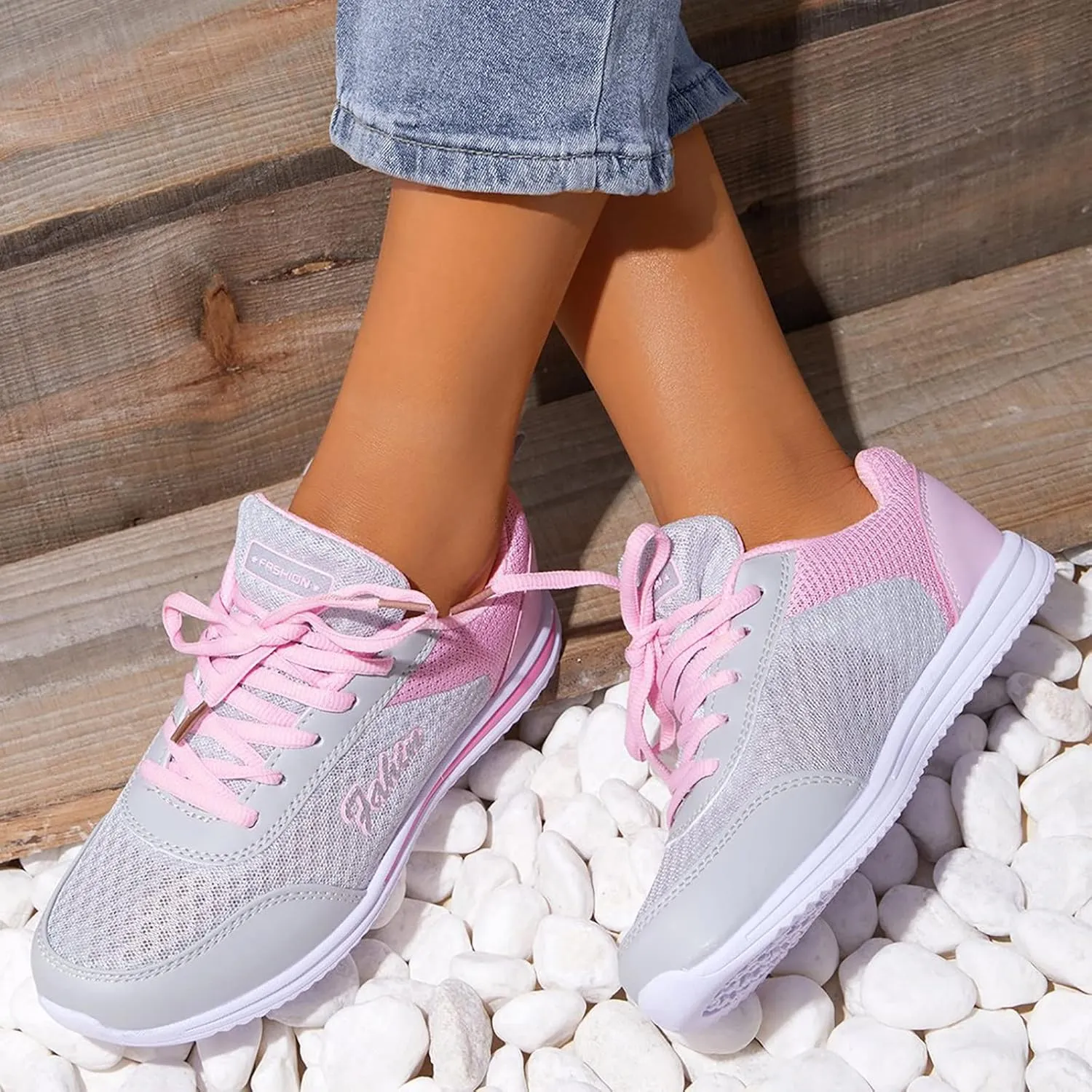 Women's Loafer Flat Mens Slip On Sneakers Wide Width Orthopedic Shoes for Women Round Toe Slip On Casual Loafers for Men Women's Fashion Sneakers Wide Width