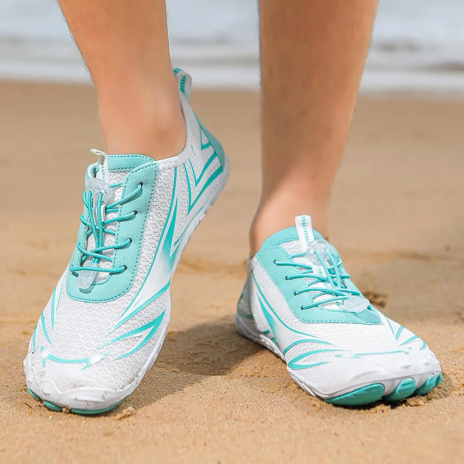 Womens Mens Barefoot Shoes Quick Dry Water Female Diving Shoes Footwear Barefoot Non-Slip Hike Running Shoes
