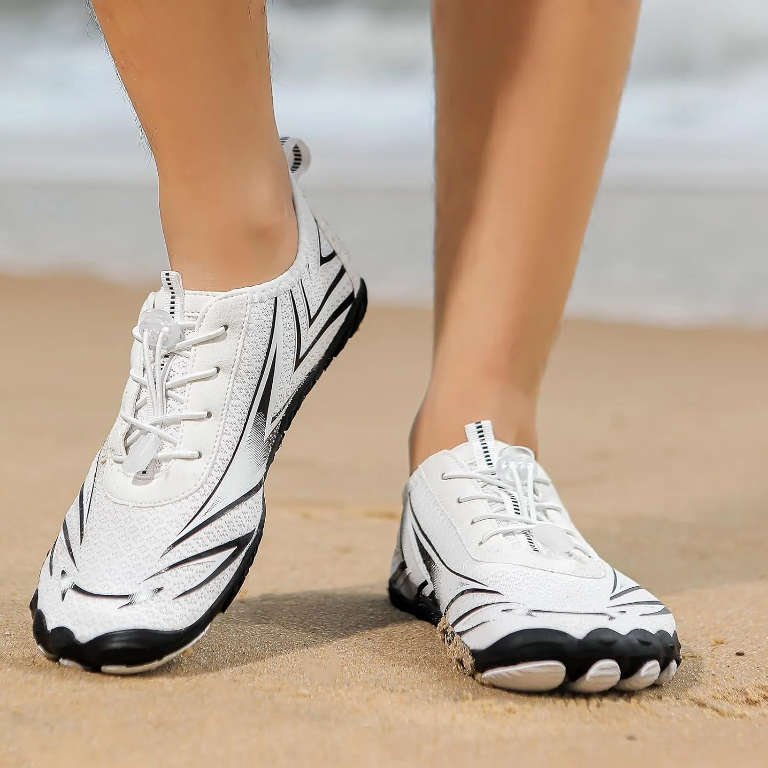Womens Mens Barefoot Shoes Quick Dry Water Female Diving Shoes Footwear Barefoot Non-Slip Hike Running Shoes