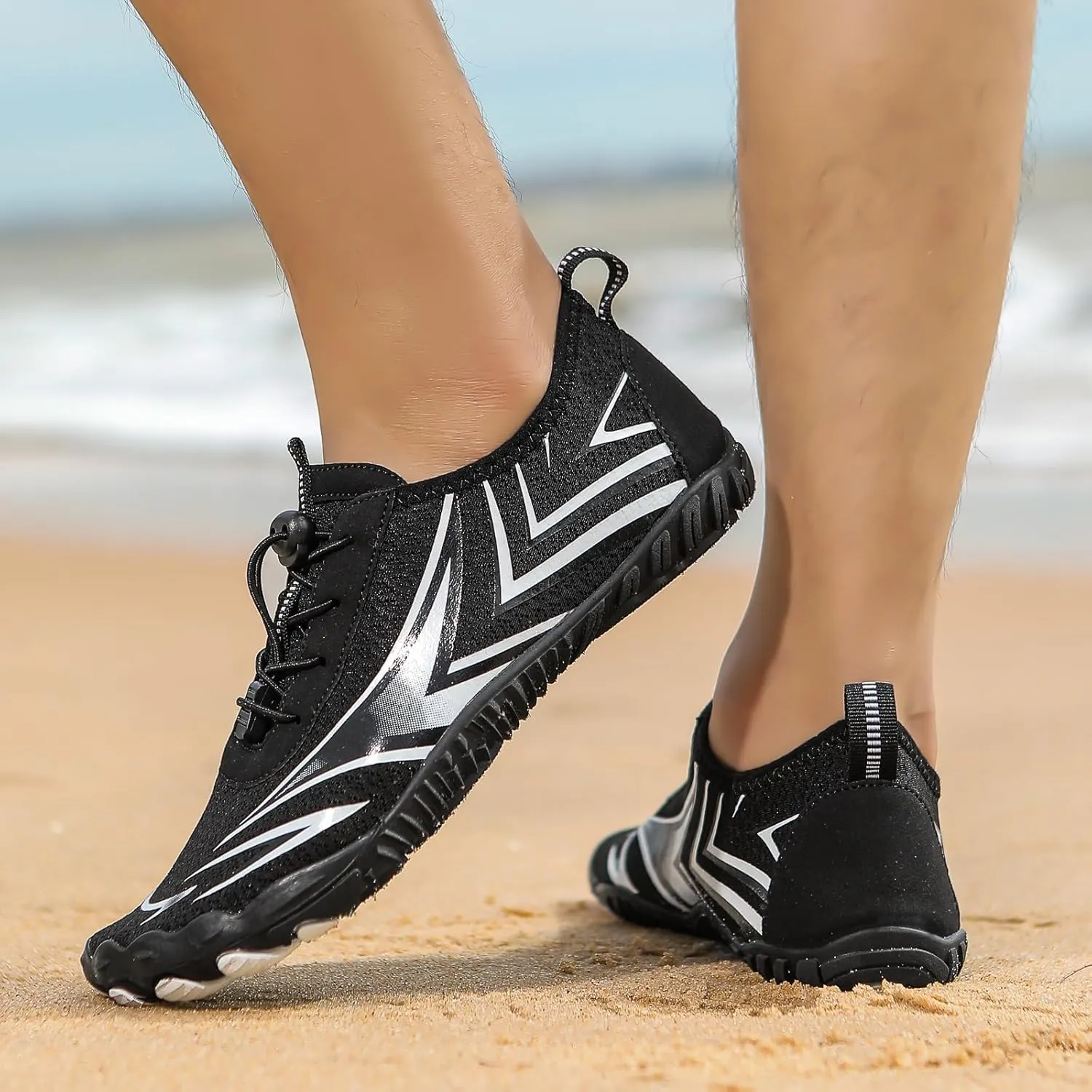 Womens Mens Barefoot Shoes Quick Dry Water Female Diving Shoes Footwear Barefoot Non-Slip Hike Running Shoes