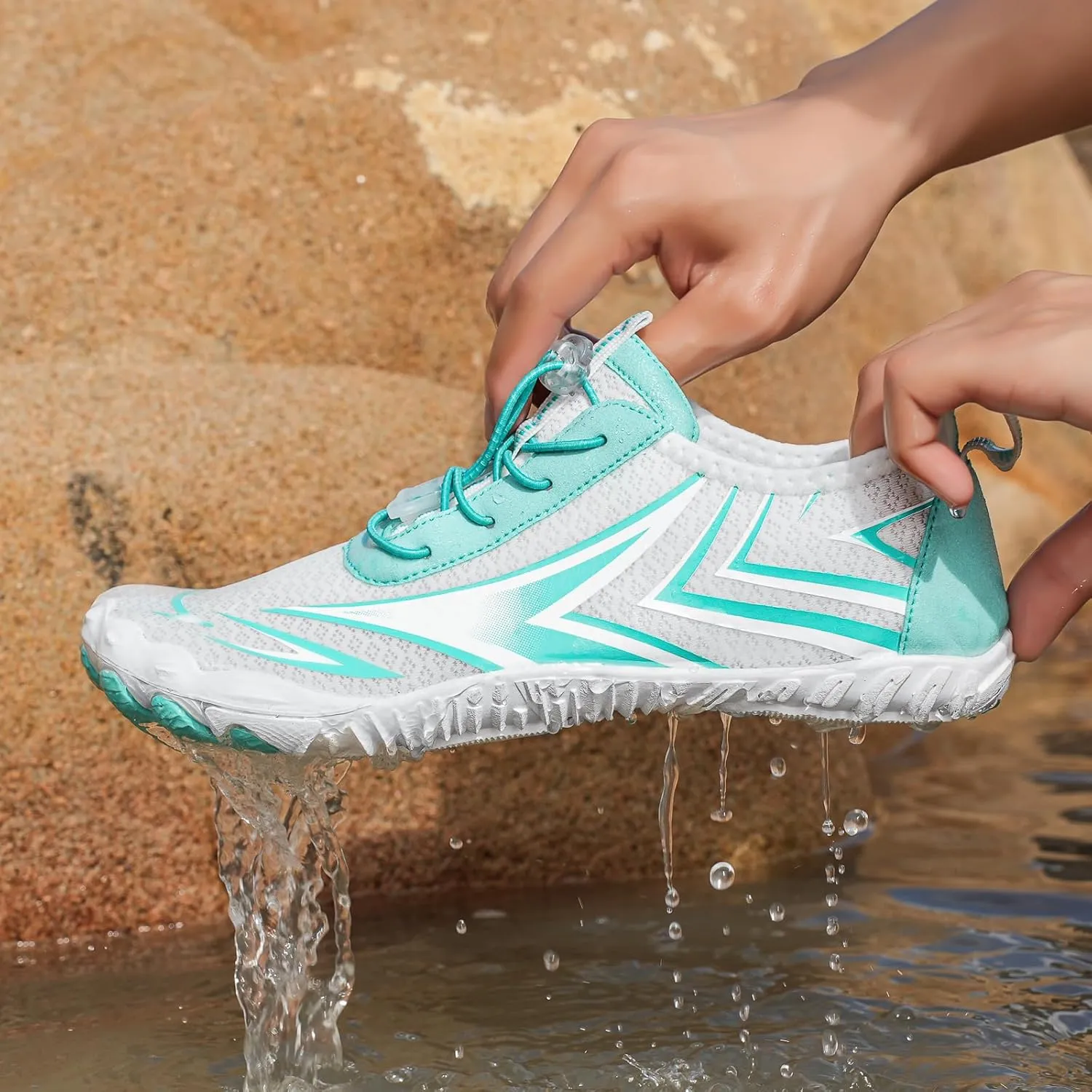 Womens Mens Barefoot Shoes Quick Dry Water Female Diving Shoes Footwear Barefoot Non-Slip Hike Running Shoes