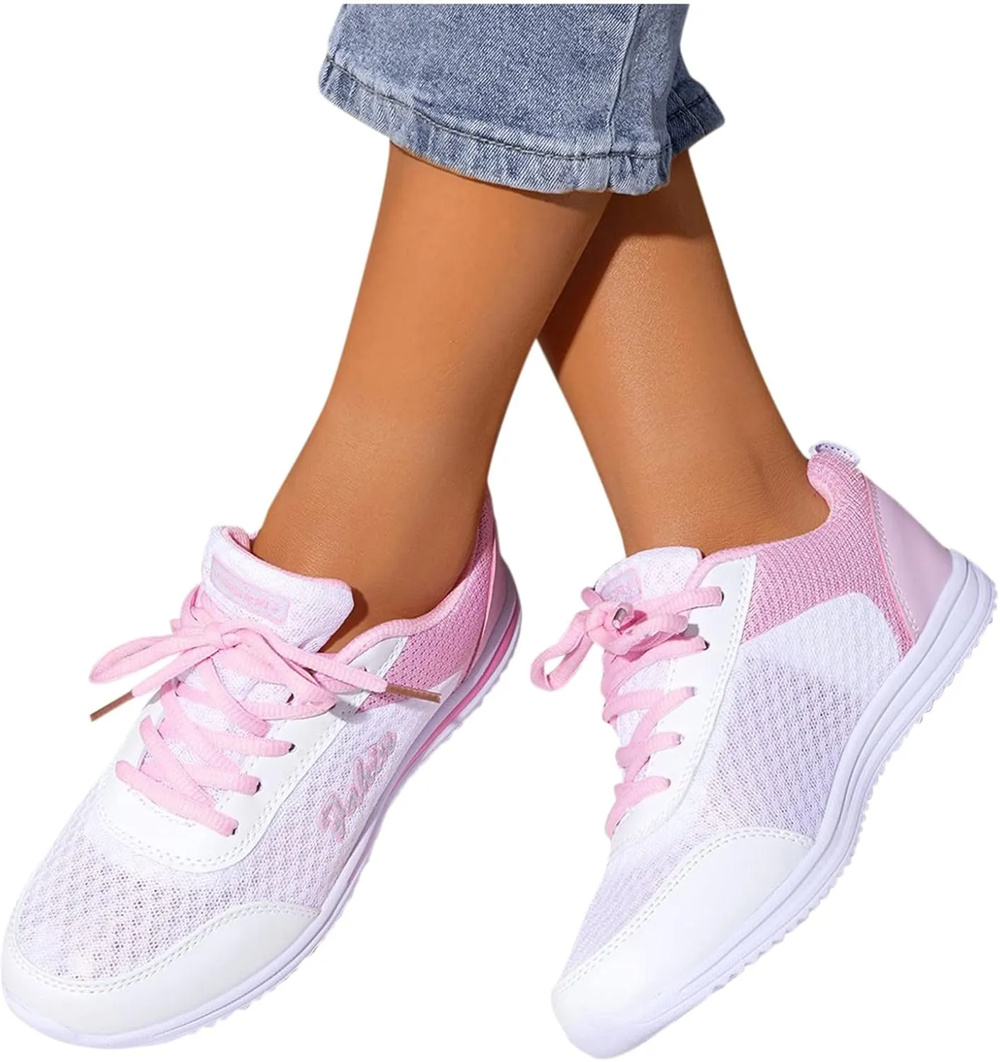Womens Running Shoes Colorblock Casual Shoes Men Sneakers Women Trendy Comfortable Walking Shoes Slip On Shoes Gym Fitness Shoes for Ladies