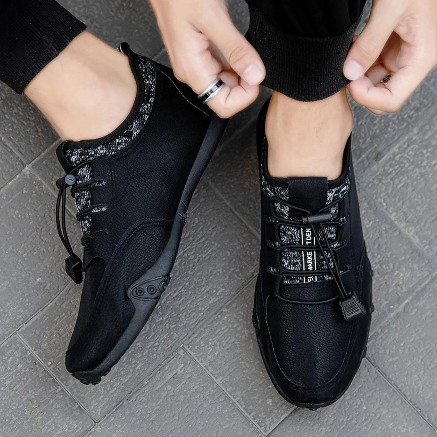 Womens Running Shoes Lightweight Black Flats Shoes Women Dressy Orthopedic Women Shoes Sneakers Black Womens Black Sneakers Size 9.5 Wide Zapatos De Trabajo Con Arco Ortopedicos para Mujer