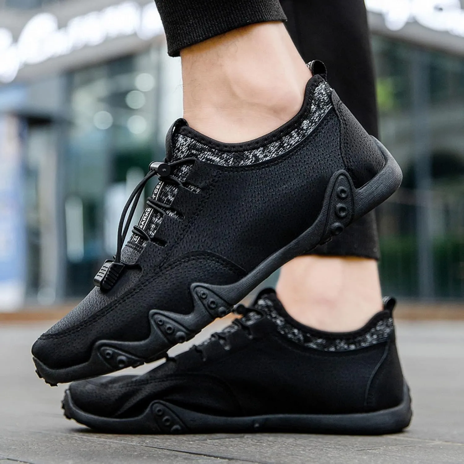 Womens Running Shoes Lightweight Black Flats Shoes Women Dressy Orthopedic Women Shoes Sneakers Black Womens Black Sneakers Size 9.5 Wide Zapatos De Trabajo Con Arco Ortopedicos para Mujer