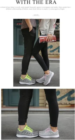 Women’s Running Shoes Lightweight Tennis Non Slip Gym Workout Shoes Breathable Mesh Walking Sneakers