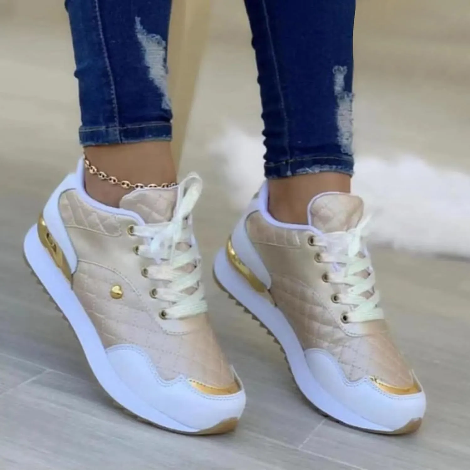 Womens Shoes Dressy Casual Platform Sneakers for Women Slip On Loafers for Men Non Slip Slip On Christmas Sneakers for Women 2024 Loafers for Women Casual