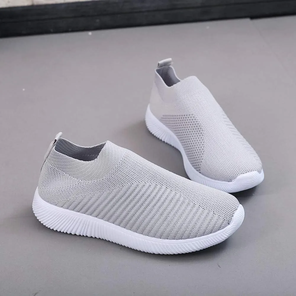 Women’s Slip-On Shoes Casual Lace-Free Walking Loafers Running Shoes for Women Mesh Men's Shoes Casual Casual Sneakers Steel Toe Tennis Shoe Casual Loafers