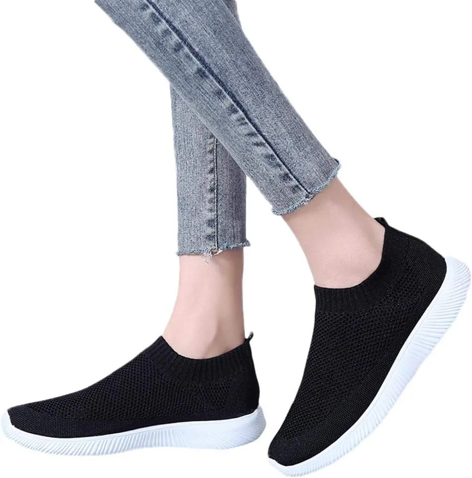 Women's Slip-on Shoes Wide Width Sneakers Hands Free Mens Running Shoes Jogging Men Shoes Casual Dress Sneakers White Tennis Shoe Trainers Shoe