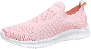 Womens Slip On Sneakers Casual Comfortable Walking Shoes Lightweight Canvas Flats Breathable Mesh Non Slip Loafers