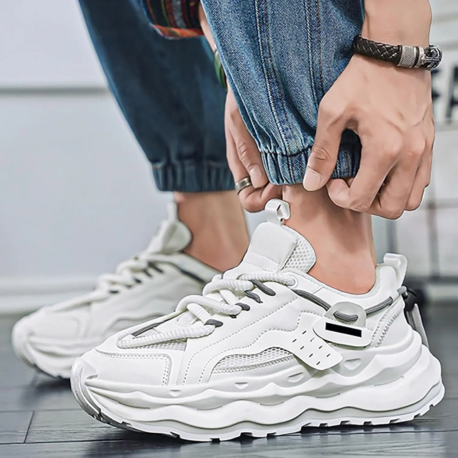 Women's Sneakers Orthopedic Shoes for Men Slip On Casual Shoes Comfortable & Lightweight Black Loafers Women Wide with Women's Fashion Sneakers Slip On