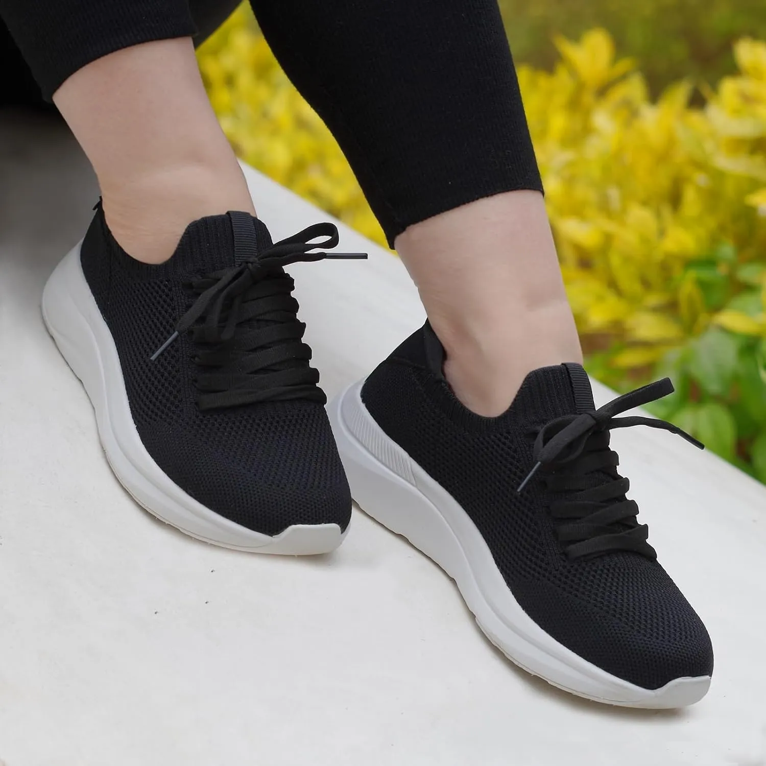 Womens Walking Running Shoes Non Slip Tennis Shoes Lightweight Breathable Mesh Workout Athletic Sneakers