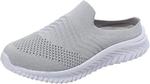 Women's White Fashion Sneakers Platform Sneakers for Women Fashion Flat Shoes for Women Comfortable Dressy Slip on Womens Loafers Wide Width Womens Slip On Sneakers