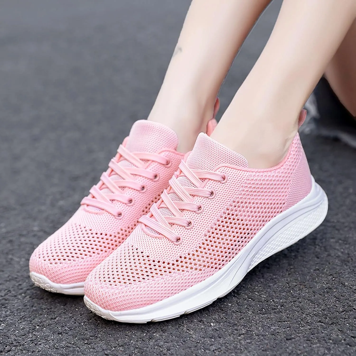 Womens White Tennis Shoes Slip On Sneakers Men Wide Width Tennis Shoes Men Round Toe Slip On Casual Women's Loafers & Slip-Ons Platform Sneakers for Women Black