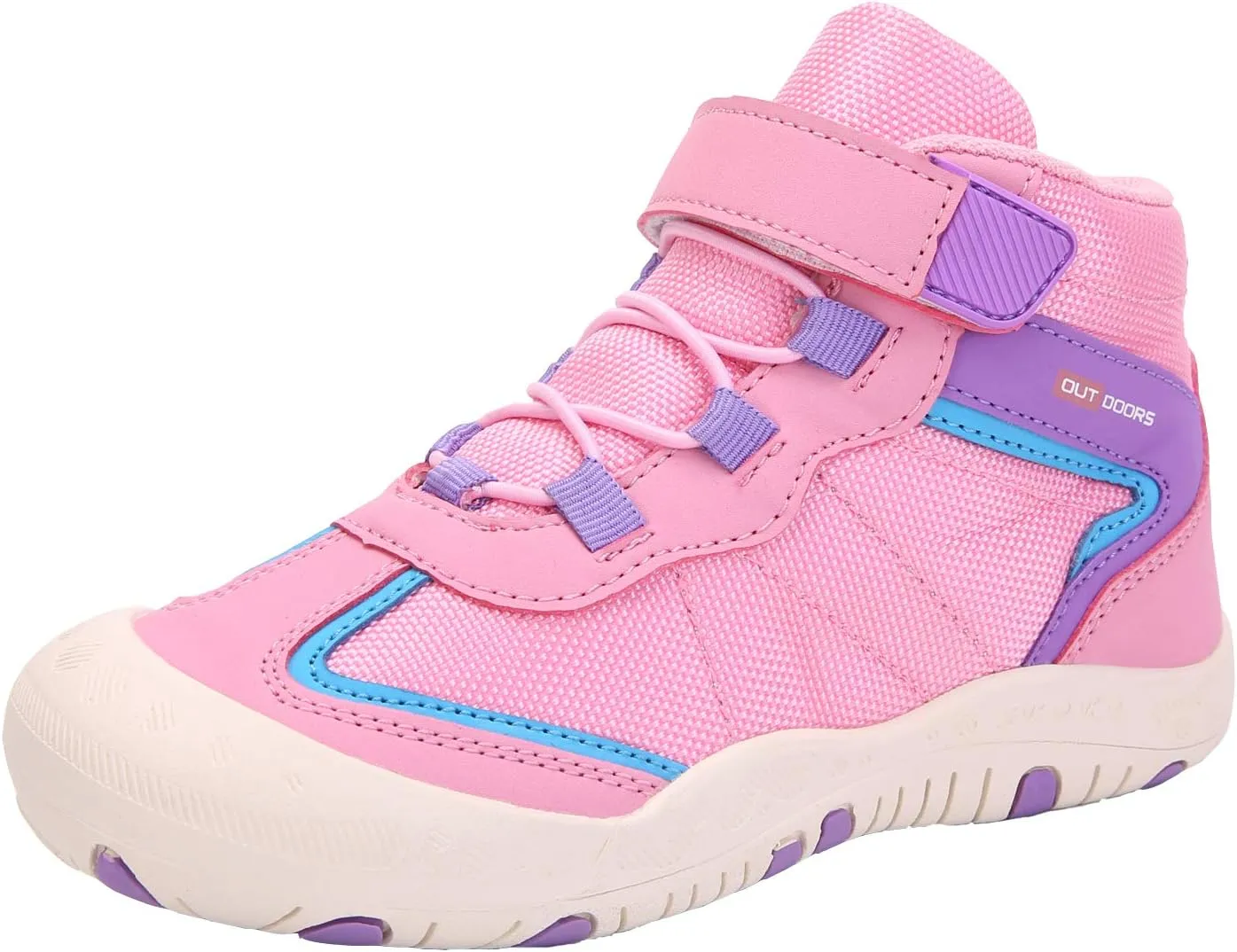 YUKTOPA Kids Boys Girls Outdoor Hiking Boots Breathable Anti-Slip Water Resistant Ankle Walking Trekking Shoes