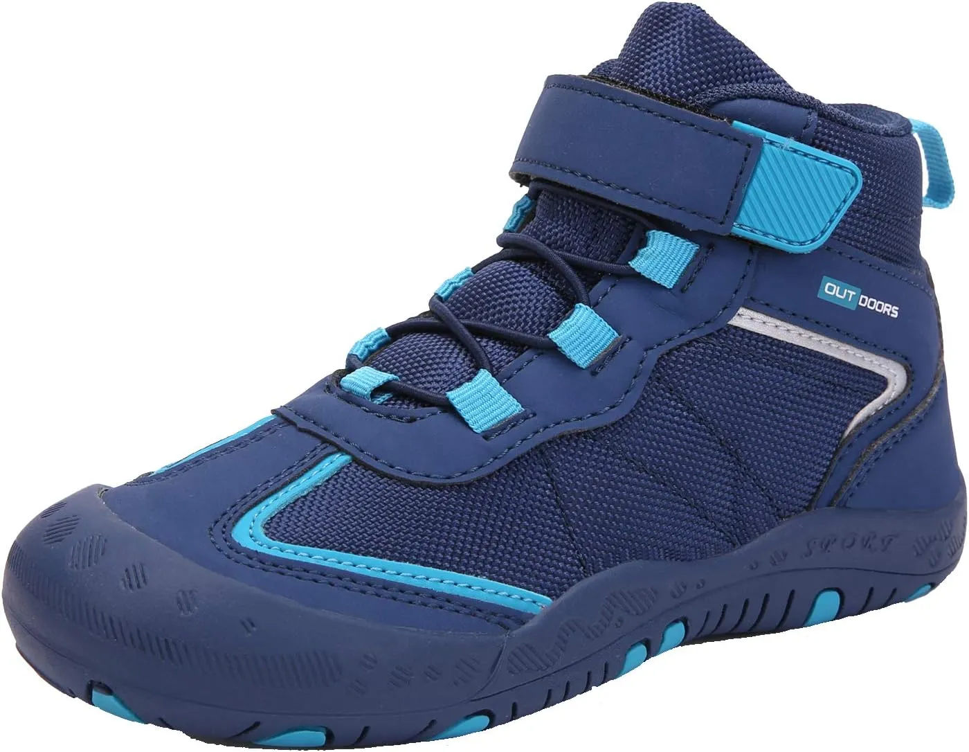 YUKTOPA Kids Boys Girls Outdoor Hiking Boots Breathable Anti-Slip Water Resistant Ankle Walking Trekking Shoes